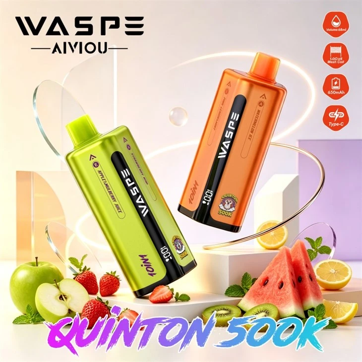 WASPE 10-In-1 Quinton 500K Puffs high quality