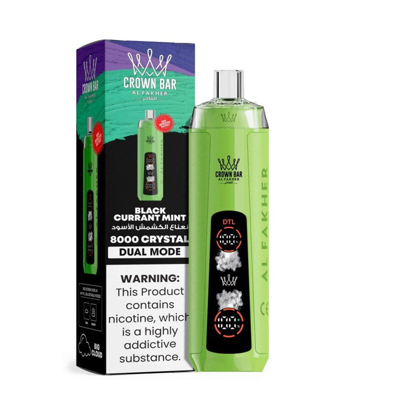 Al Fahker Crystal 8000 Puffs