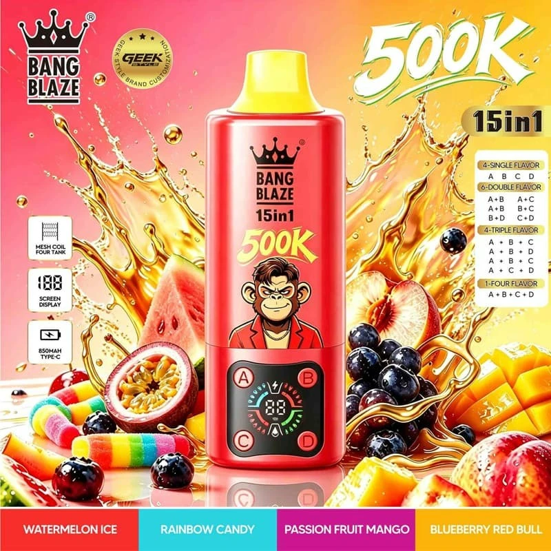 bang 500k 15 in 1 puff