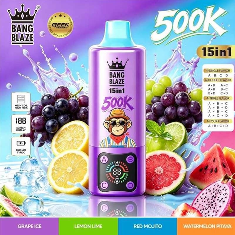 Bang 500K Puffs 15-in-1