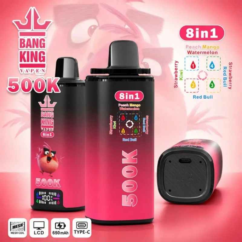 Bang King 500K 8 in 1 Puffs high quality