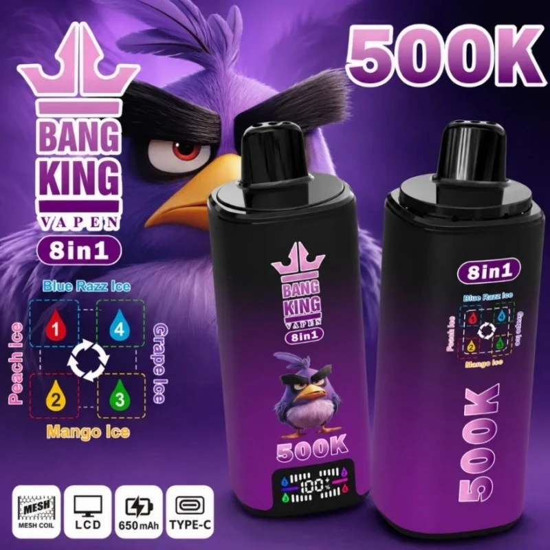 Bang King 500K 8 in 1 Puffs best