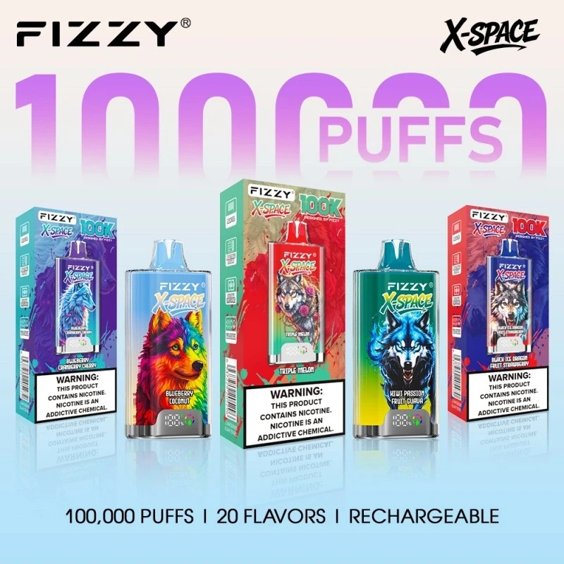 Fizzy X-Space 100K Puffs high quality