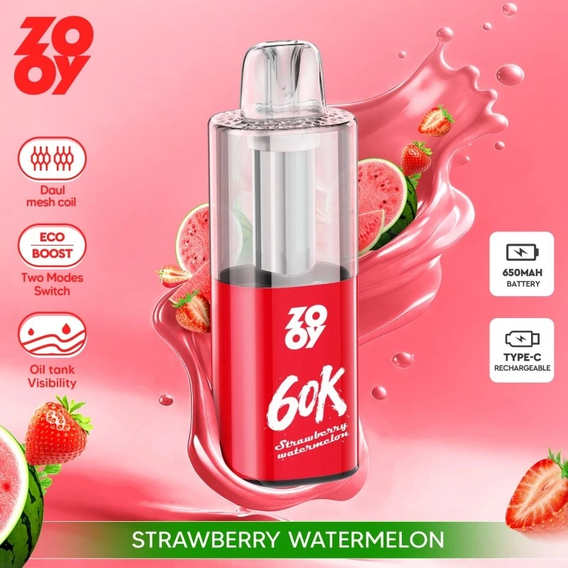 ZOOY FIZZ 60K PUFF STRAWBERRY WATERMELON ZOOY FIZZ 60K PUFF STRAWBERRY WATERMELON