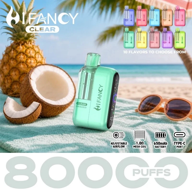 HIFANCY CLEAR 80k vape HIFANCY CLEAR 80k vape