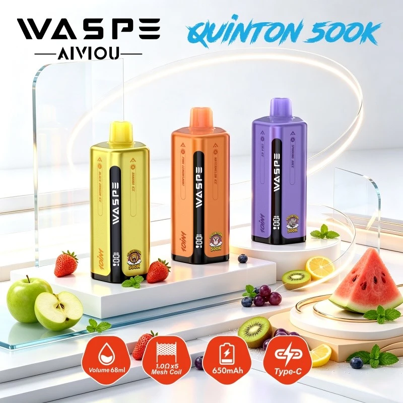 WASPE 10-in-1 Quinton 500K disposable vapen WASPE 10-in-1 Quinton 500K disposable vapen