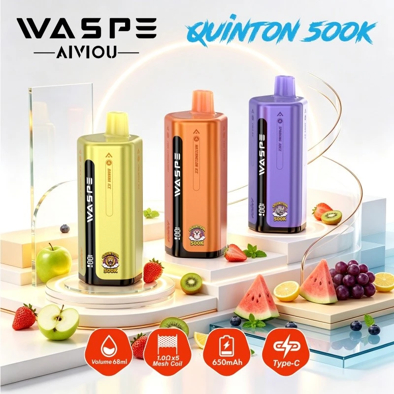 WASPE 10-in-1 Quinton 500K disposable vapes WASPE 10-in-1 Quinton 500K disposable vapes