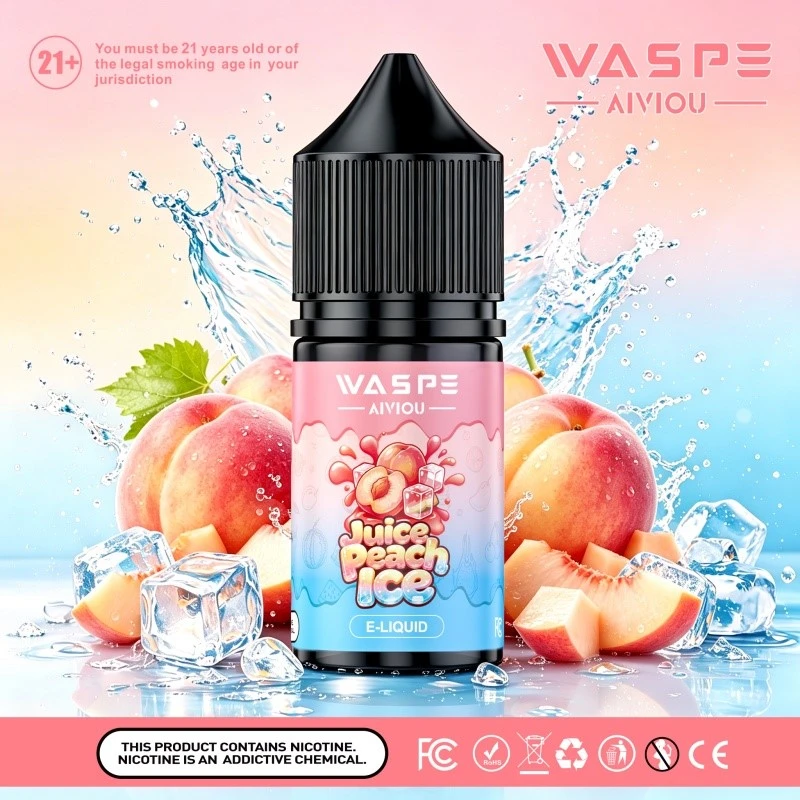 WASPE E-LIQUID 30 ML juice peach ice WASPE E-LIQUID 30 ML juice peach ice