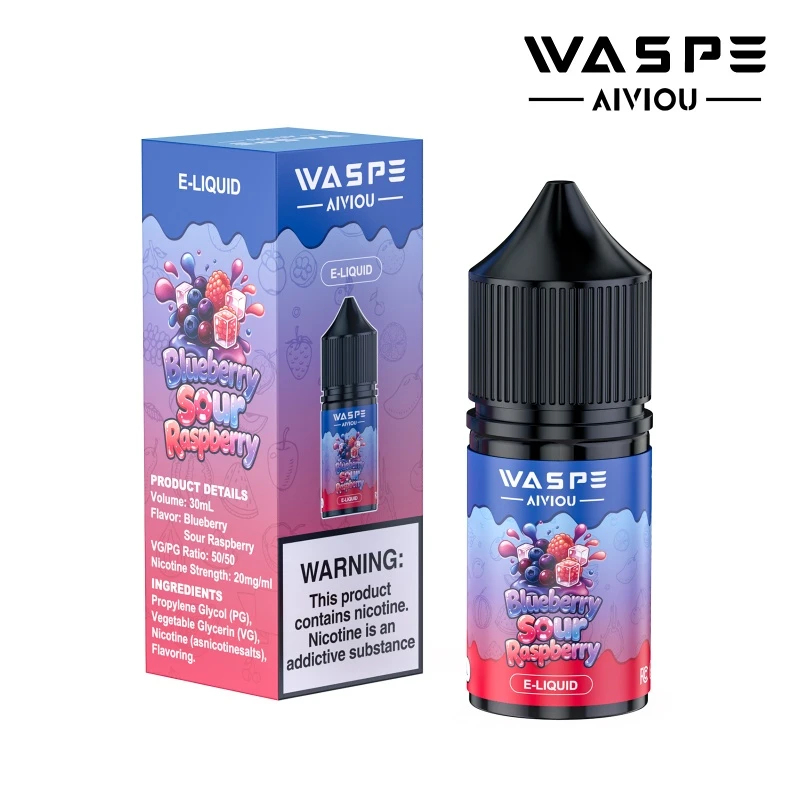 WASPE E-LIQUID 30 ML blueberry sour raspberry 1 WASPE E-LIQUID 30 ML blueberry sour raspberry 1