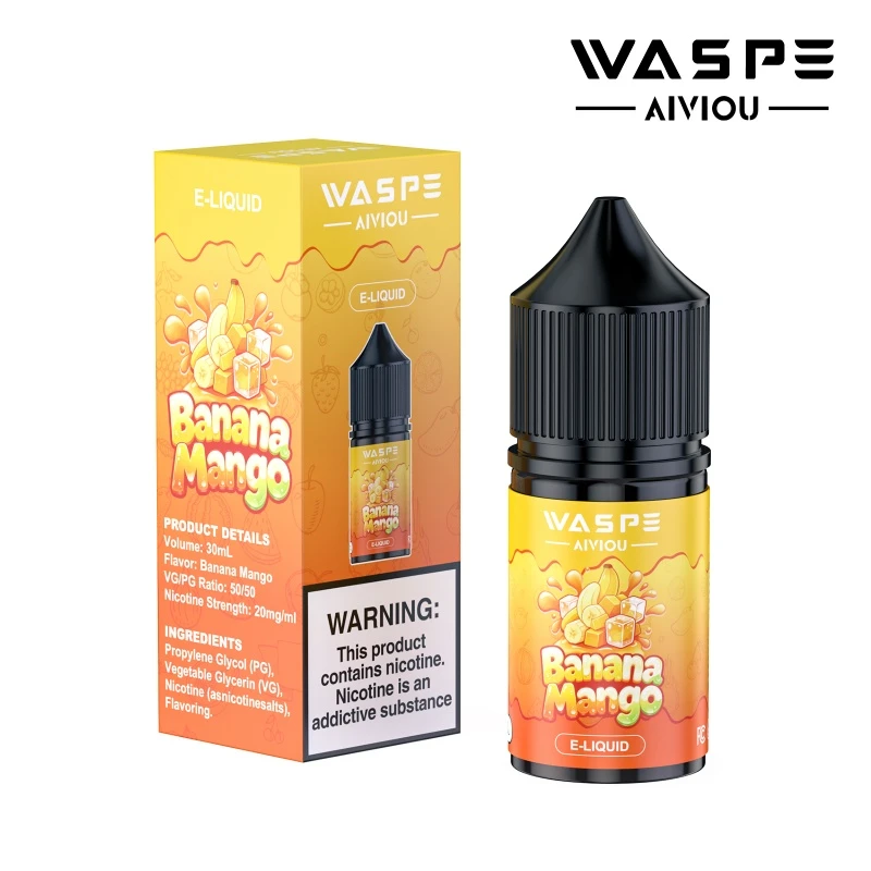 WASPE E-LIQUID 30 ML banana mango 1 WASPE E-LIQUID 30 ML banana mango 1