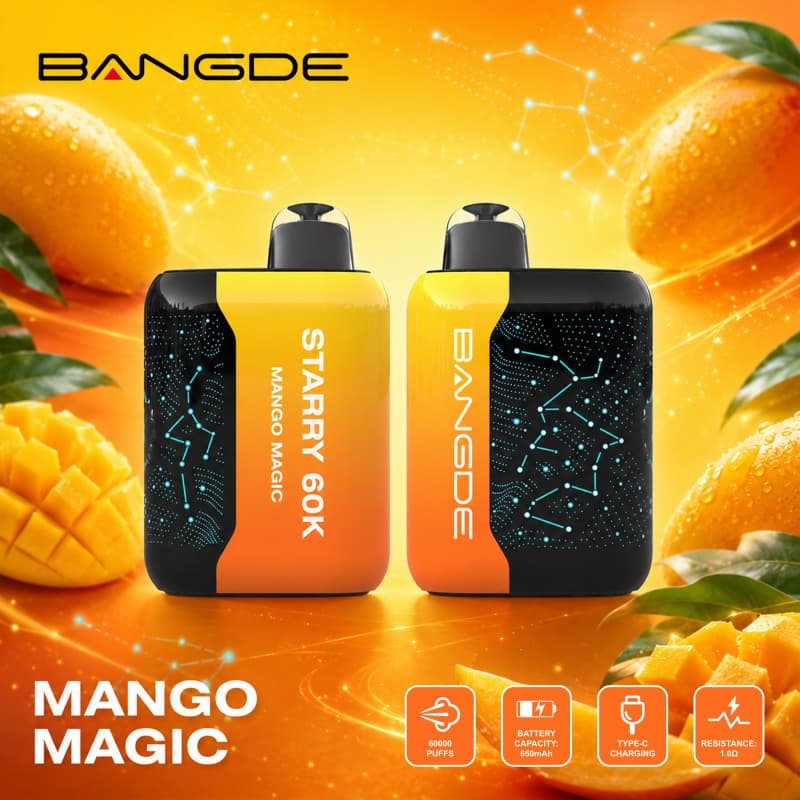 Bang DE Starry 60000 Puffs Mango magic Bang DE Starry 60000 Puffs Mango magic