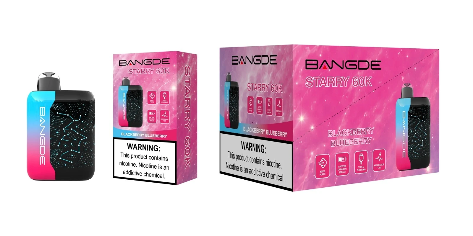 Bang DE Starry 60k Blackberry Blueberry Bang DE Starry 60k Blackberry Blueberry