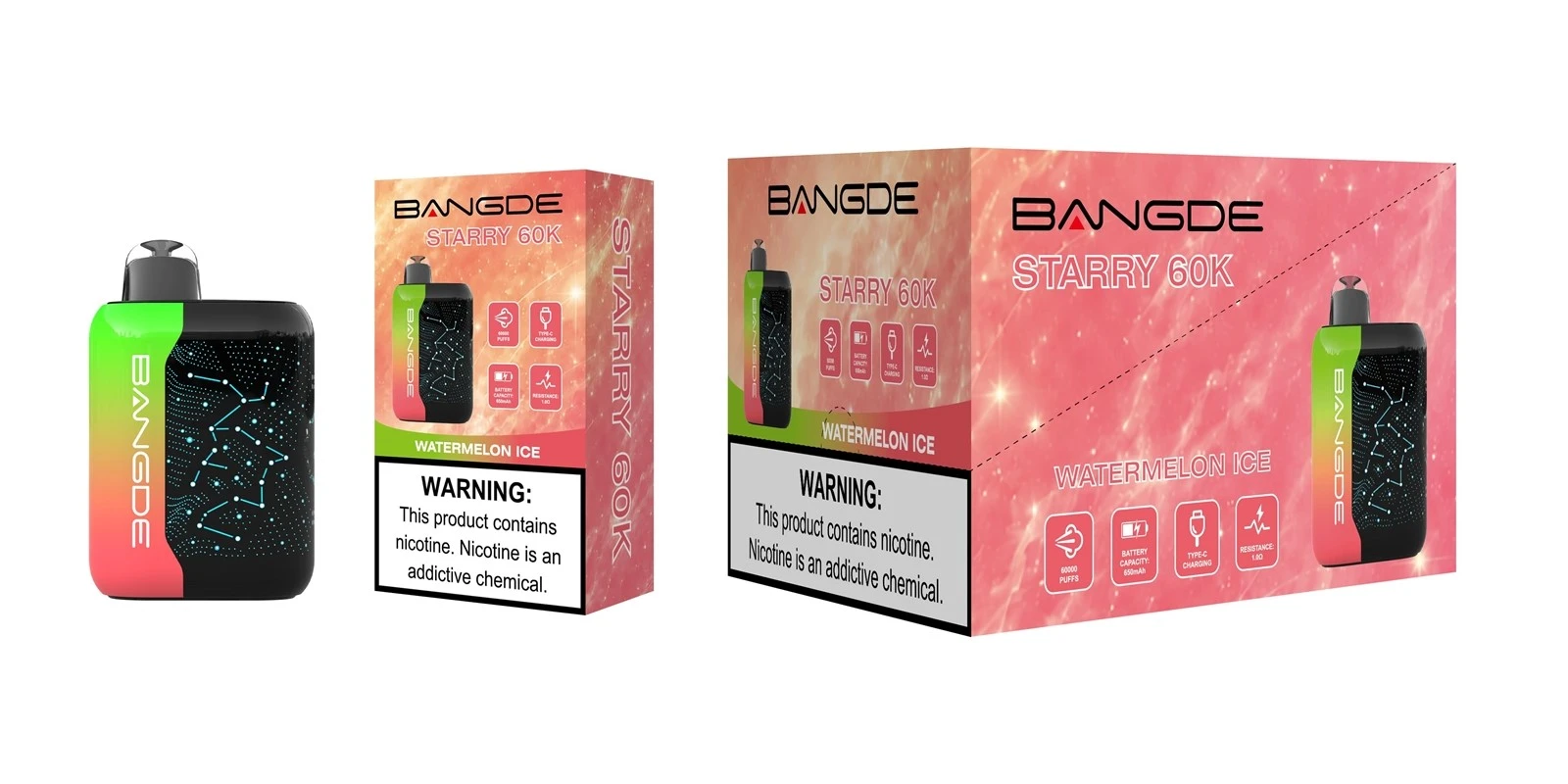 Bang DE Starry 60k Watermelon Ice Bang DE Starry 60k Watermelon Ice