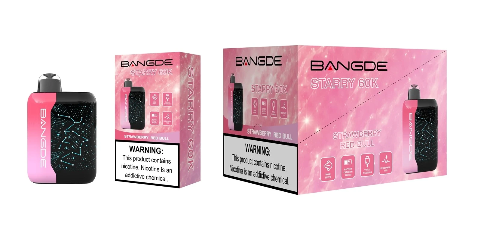 Bang DE Starry 60k Strawberry Red Bull Bang DE Starry 60k Strawberry Red Bull