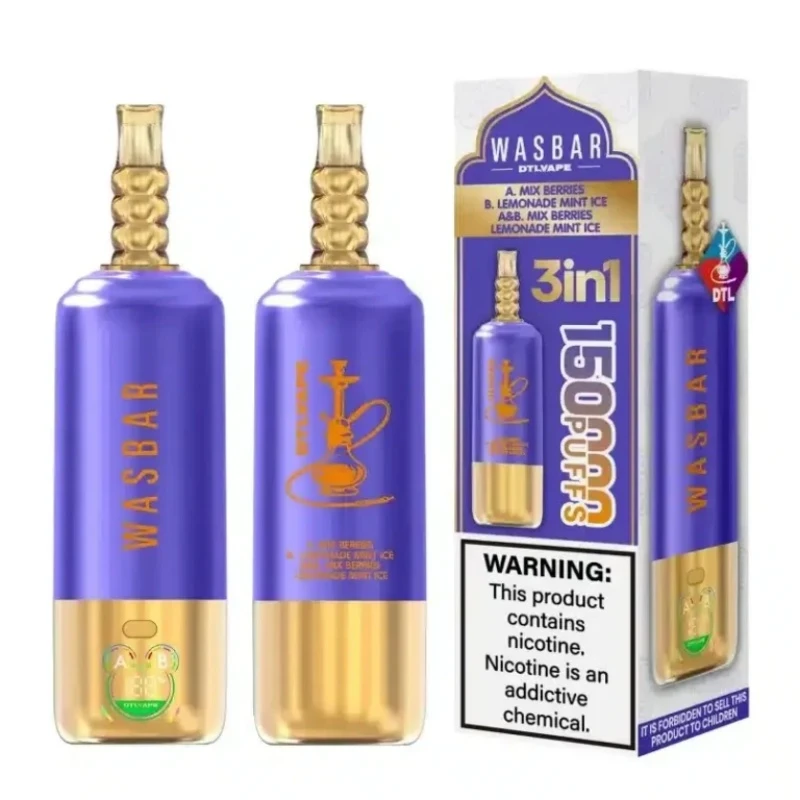WASBAR DTL 150K 3 in 1 puffs WASBAR DTL 150K 3 in 1 puffs