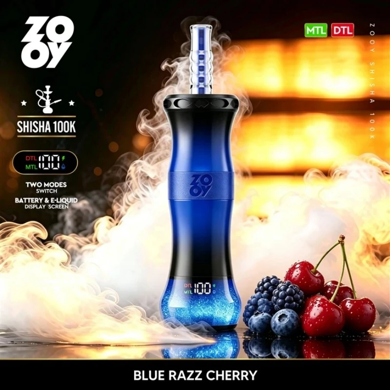 ZOOY Shisha Hookah 100K blue razz cherry ZOOY Shisha Hookah 100K blue razz cherry