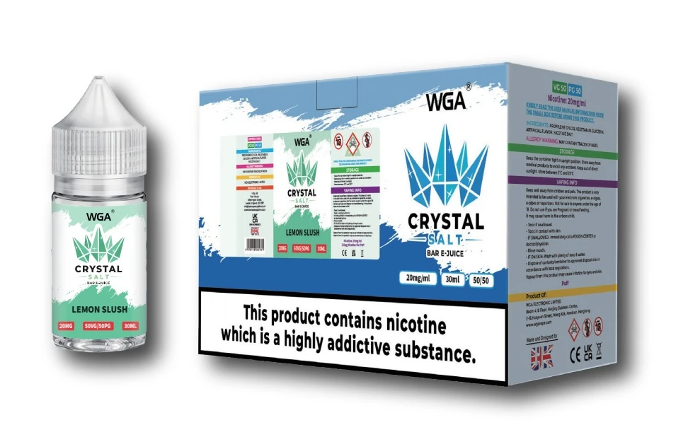 WGA Crystal 30ml E-liquid disposable vaper WGA Crystal 30ml E-liquid disposable vaper
