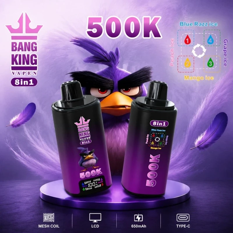 Bang King 500K 8-in-1 disposable vapes Bang King 500K 8-in-1 disposable vapes