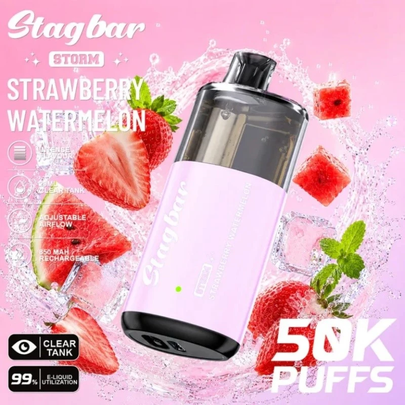 STAG BAR Storm 50K PuffsStrawberry-Watermelon STAG BAR Storm 50K PuffsStrawberry-Watermelon