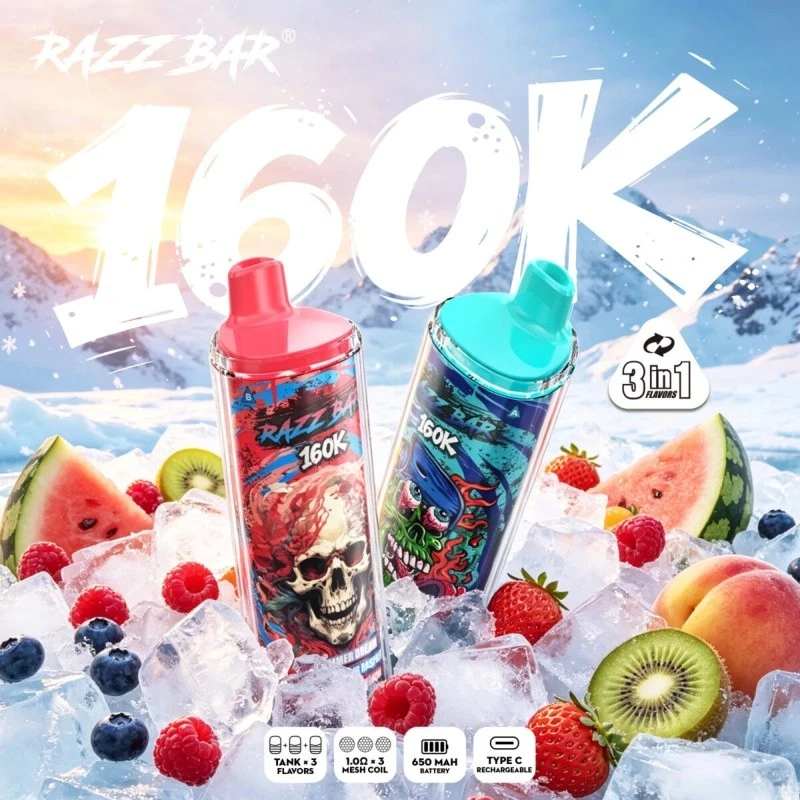 Razz Bar 160k Puff high quality