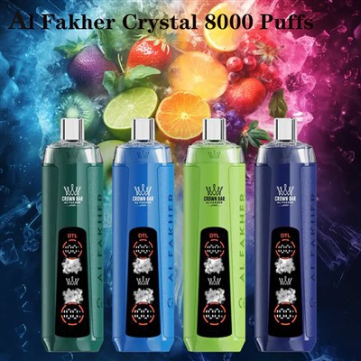 Al Fahker Crystal 8000 Puffs