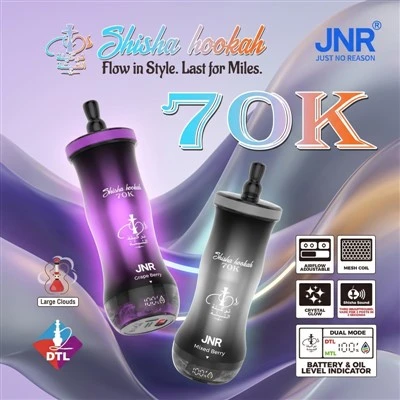 JNR SHISHA HOOKAH 70K Puffs