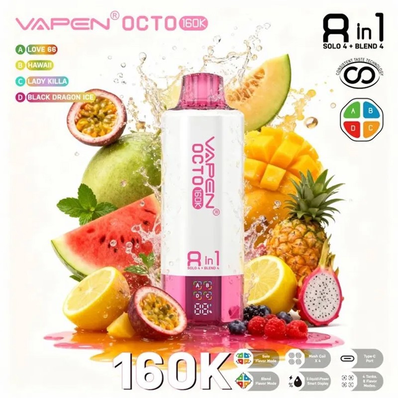 Vapen OCTO 160k puffs