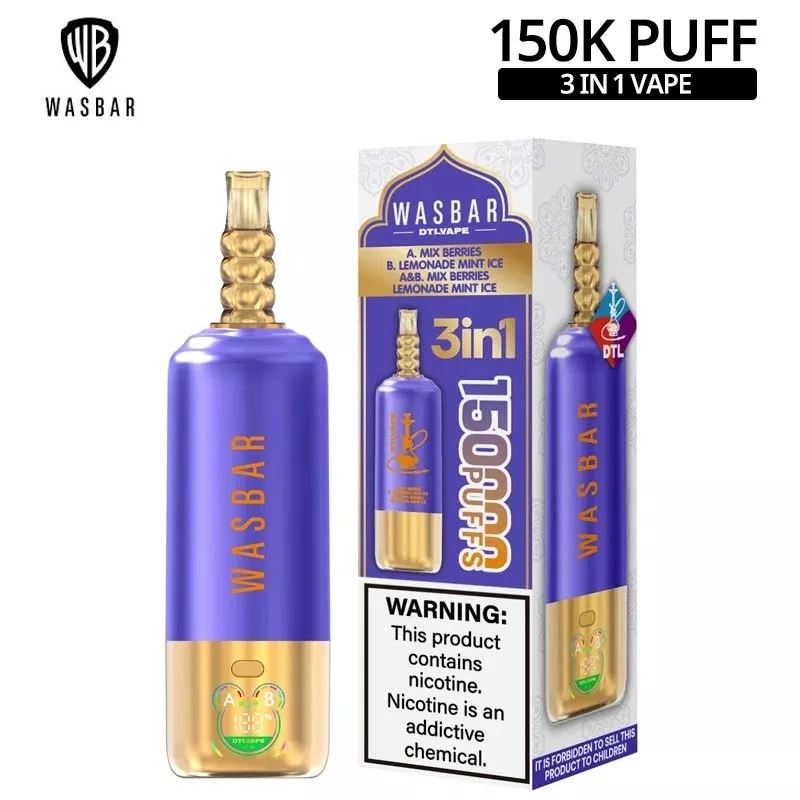 WASBAR DTL 150K Puffs factory