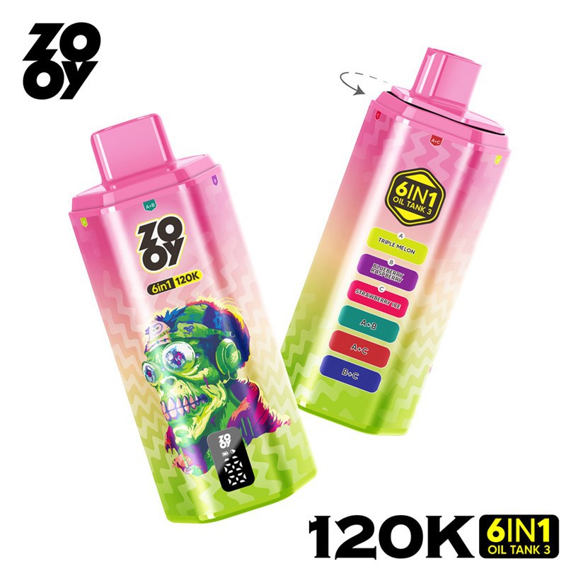 zooy 6 in 1 120k puff